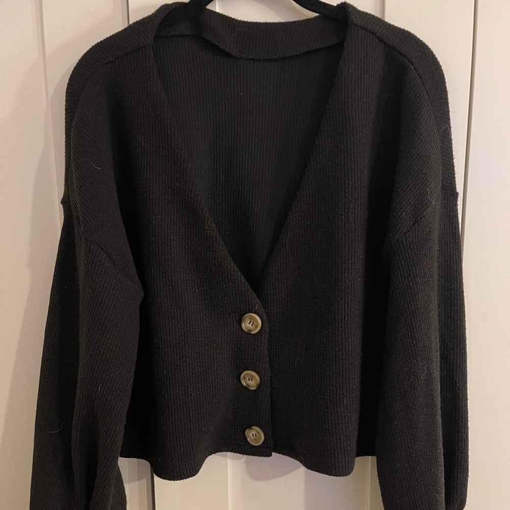 Button up sweater cardigan